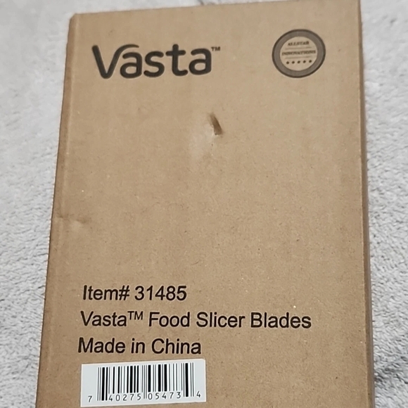 Vasta 2 In 1 Veggie & Fruit Food Slicer Replacement Blades Model #31485 New! - Picture 3 of 3